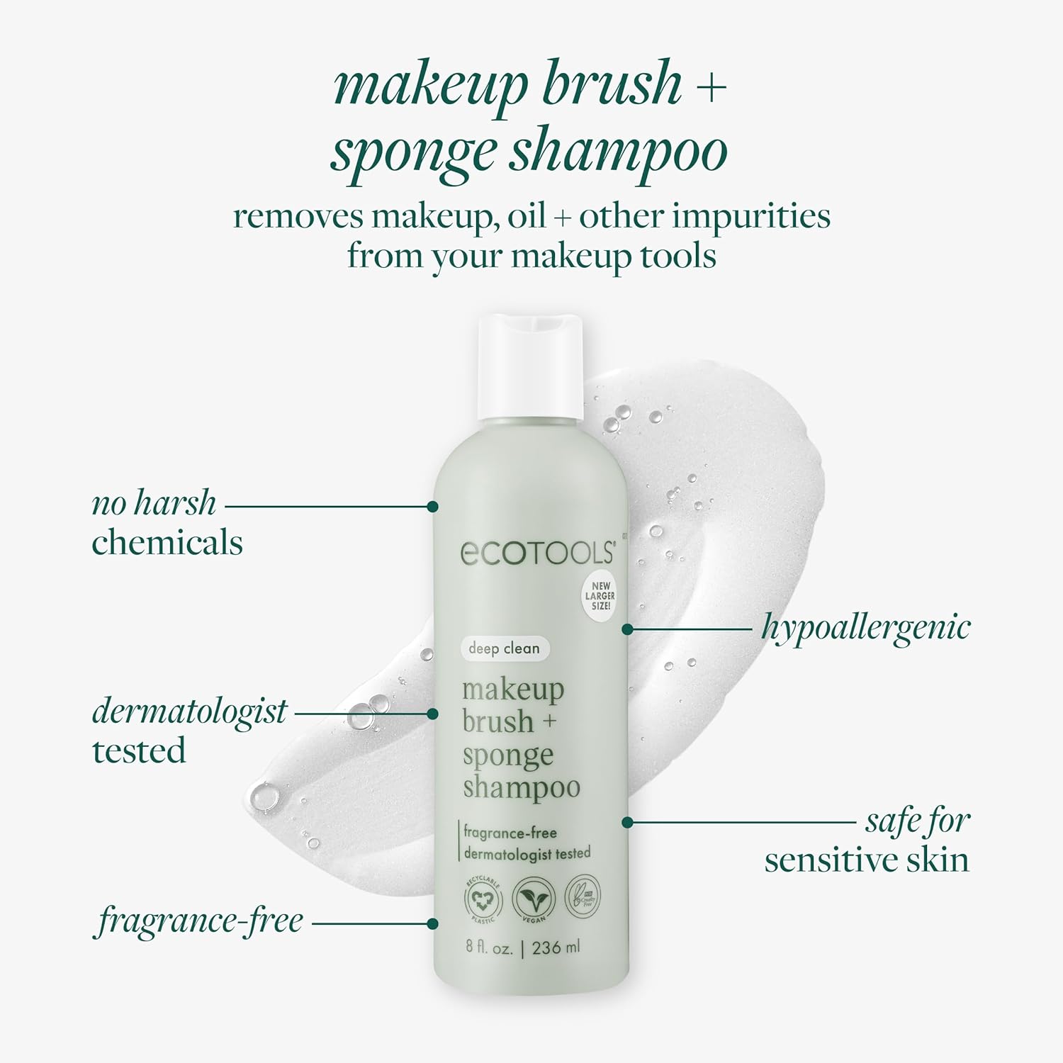 Gentle Makeup Tool Cleanser