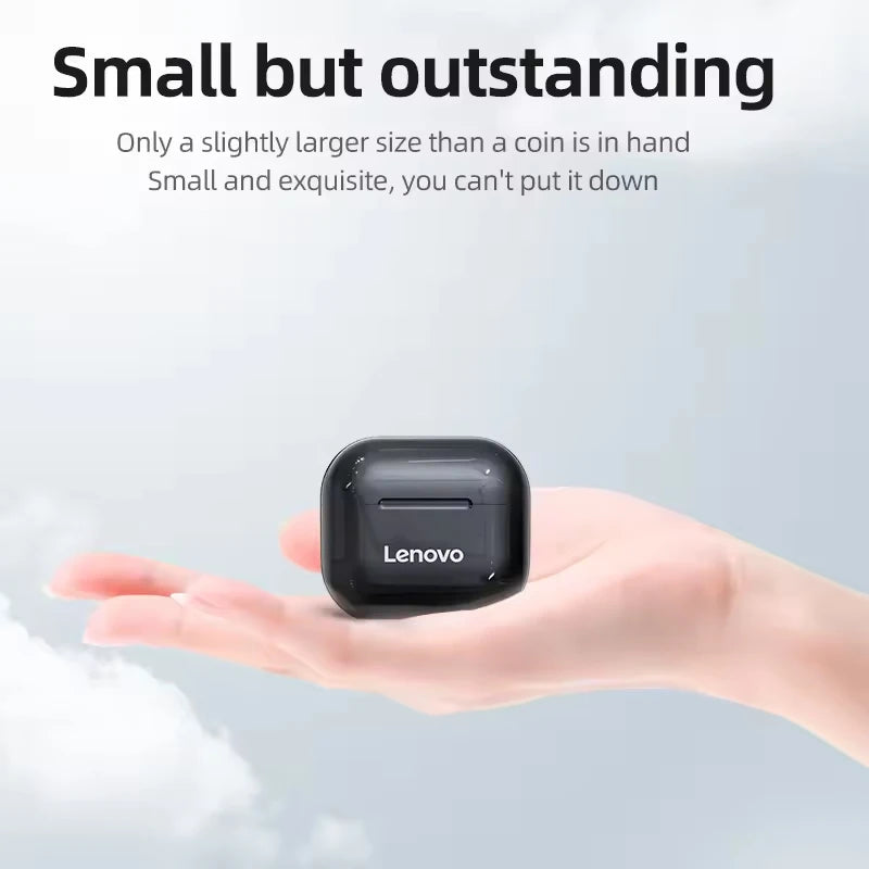 Lenovo LP40 Pro TWS Bluetooth 5.1 Quick Connect Earphones Ergonomic Design Headphones Powerful Transmission Speed Headset