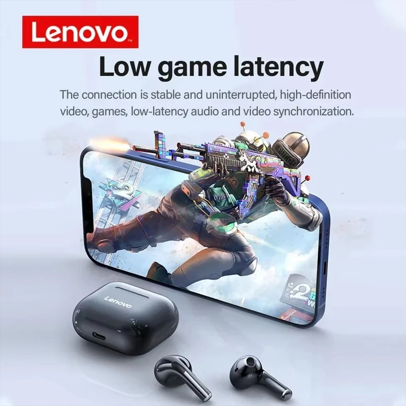 Lenovo LP40 Pro TWS Bluetooth 5.1 Quick Connect Earphones Ergonomic Design Headphones Powerful Transmission Speed Headset