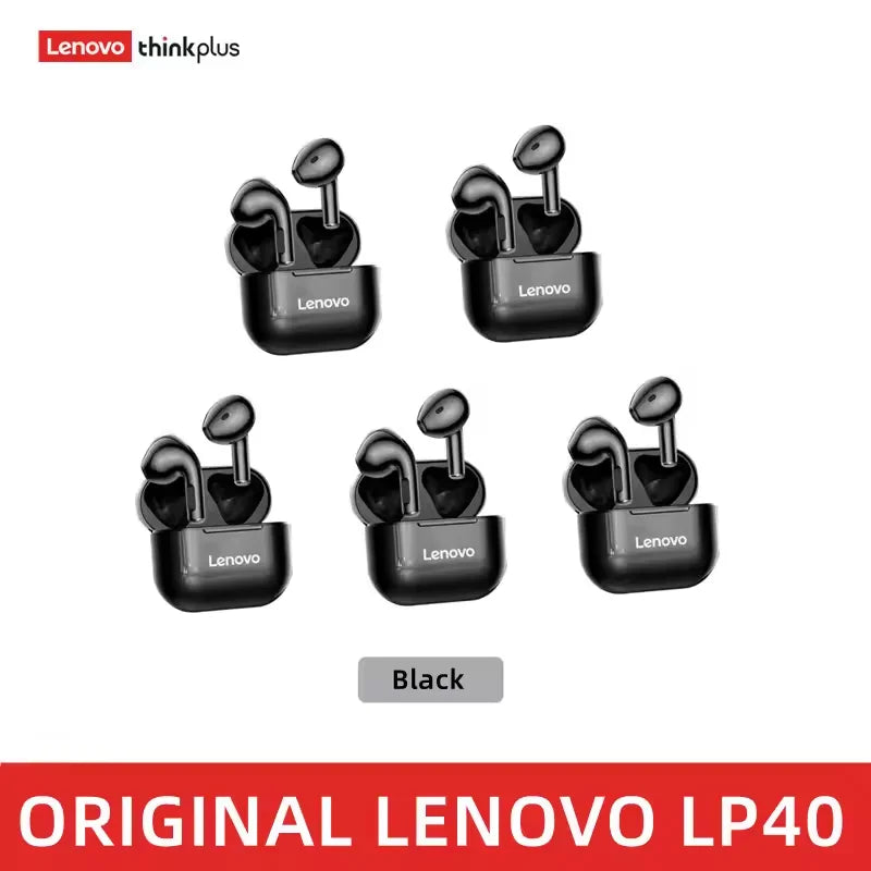 Lenovo LP40 Pro TWS Bluetooth 5.1 Quick Connect Earphones Ergonomic Design Headphones Powerful Transmission Speed Headset